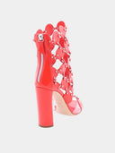 Sandalen van gelakt leer - Rood