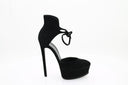 Sandalen met hoge hak - Zwart