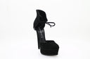 Sandalen met hoge hak - Zwart