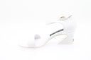 Chaussures à talon en cuir - Blanc