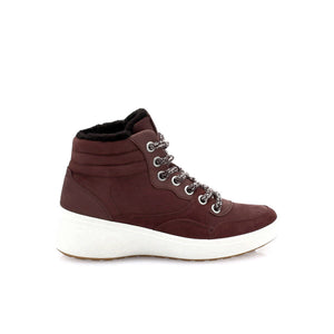 ECCO - Bottines pour Femmes en cuir chocolat nubuck - Soft 7 Wedge Tred