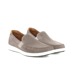 ECCO - Mocassins Hommes en cuir nubuck gris - S Lite Moc M