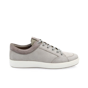 ECCO - Chaussures de Sport Élégante en nubuck gris pour Hommes - SOFT 7 M