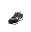 EMPORIO ARMANI - Baskets Hommes en cuir et textile - Noir et blanc