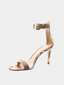 GIANVITO ROSSI - Portofino 85 - Wild Metal Kameel