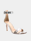 GIANVITO ROSSI - Portofino 85 - Wild Metal Silver