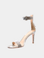 GIANVITO ROSSI - Portofino 85 - Wild Metal Silver