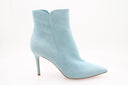 GIANVITO ROSSI - Levy 85 Bottie Suede - Bleu Clair