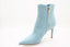 GIANVITO ROSSI - Levy 85 Booty Suede - Bleu Clair