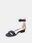 GIANVITO ROSSI - Portofino 20 Suède - Marineblauw