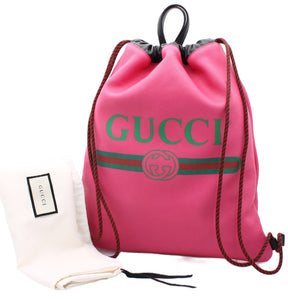 GUCCI® - Sac à dos en cuir à cordon - Rose