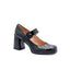 IL BORGO FIRENZE - Chaussures Femmes Mary Jane en cuir verni - Bordeaux