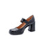 IL BORGO FIRENZE - Chaussures Femmes Mary Jane en cuir verni - Bordeaux