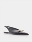 LANVIN - Bow Flat Slingback - Black 