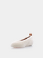 LANVIN - Shearling Merino Ballerina - Beige 