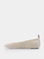 LANVIN - Shearling Merino Ballerina - Beige 