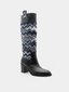 MISSONI - Sophic Boot Chevron Wave - Blauw en zwart 