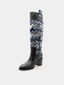 MISSONI - Sophic Boot Chevron Wave - Blauw en zwart 