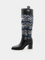 MISSONI - Sophic Boot Chevron Wave - Blauw en zwart 