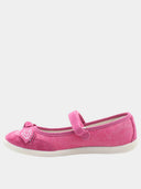 Ballerina's voor kinderen met dun bandje - Fuchsia