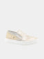 NATURINO - Basket Slip-On - Beige et Doré