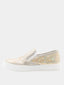 NATURINO - Basket Slip-On - Beige et Doré