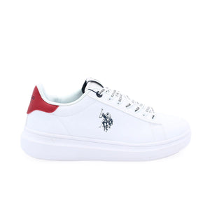 U.S. POLO ASSN. - Chaussures de Sport Décontracté Hommes - Blanches