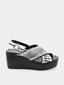 PONS QUINTANA - Ankara Sandal - Black/White