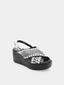 PONS QUINTANA - Ankara Sandal - Black/White