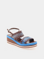 PONS QUINTANA - Padova Sandal - Brown/Blue