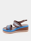 PONS QUINTANA - Padova Sandal - Brown/Blue