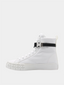 Nylon Gabardine Sneaker - Blanc