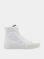 Nylon Gabardine Sneaker - Blanc