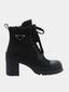 PRADA - Combat Bootie 55 - Zwart 