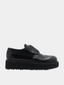 PRADA - Derby Brogue - Zwart 