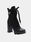 PRADA - Combat 110 Enkellaarsjes - Zwart 