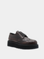 PRADA - Derby Brogue - Bordeauxrood