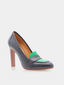 RALPH LAURENT - Pumps met hak - Zwart en turquoise 