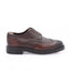 ROBERTO SERPENTINI - Derby Brogue Homme en cuir grainé - Marron foncé