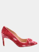 RUPERT SANDERSON - New Nada Velvet - Pink