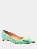 RUPERT SANDERSON - New Aga Ballerina - Blue/Green