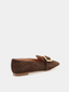 RUPERT SANDERSON - Chesla Suede Loafer - Dark Brown 