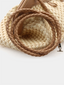 SERAPIAN - Secret Clutch - Beige/Brown 