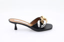 Sandalen met hak - Zwart