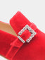 STUART WEITZMAN - Crystal Geo Buckle - Red