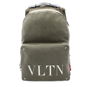 VALENTINO GARAVANI® - Sac à dos Hommes en cuir - Vert militaire