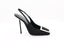 YVES SAINT LAURENT - George 115 Slingback Crepe de Chine - Noir