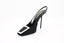 YVES SAINT LAURENT - George 115 Slingback Crepe de Chine - Noir