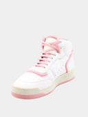 SL80 Mid-Top Sneaker - Wit en Roze