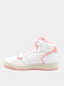SL80 Mid-Top Sneaker - Wit en Roze